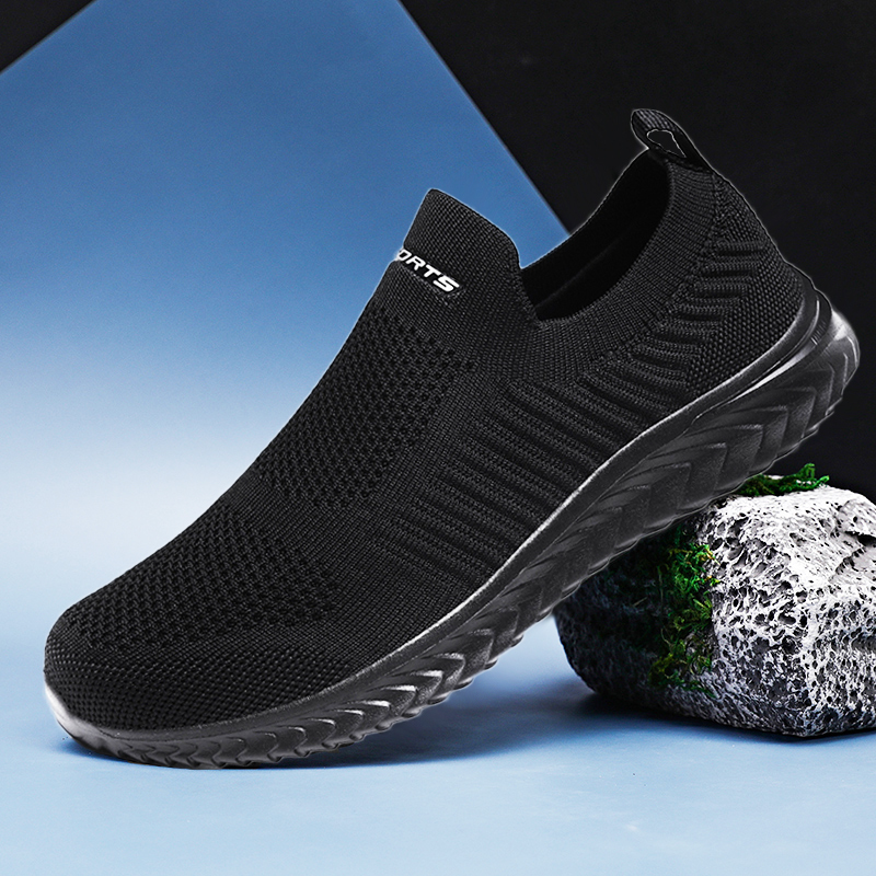 

New men sneakers light fashion casual shoes slipon comfortable women pink couple shoes large size gray without lace design LJ201124, Black;white