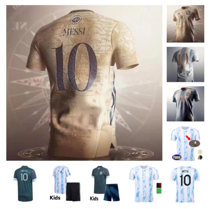 

2021 ARGENTINA soccer jerseys Maradona elements Messi CONCEPT KUN AGÜERO DI MARIA LO CELSO MARTINEZ CORREA independence 200 years home away football shirt, Player version away 2021+patchs