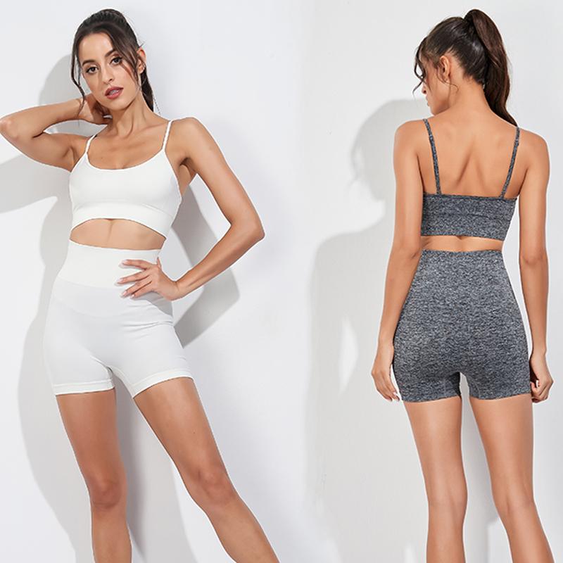 

Yoga Set Bras and Leggings Set 2 Piece Workout Women Biker Shorts 2 Piece Sets Womens Free Shipping, Blue long pants