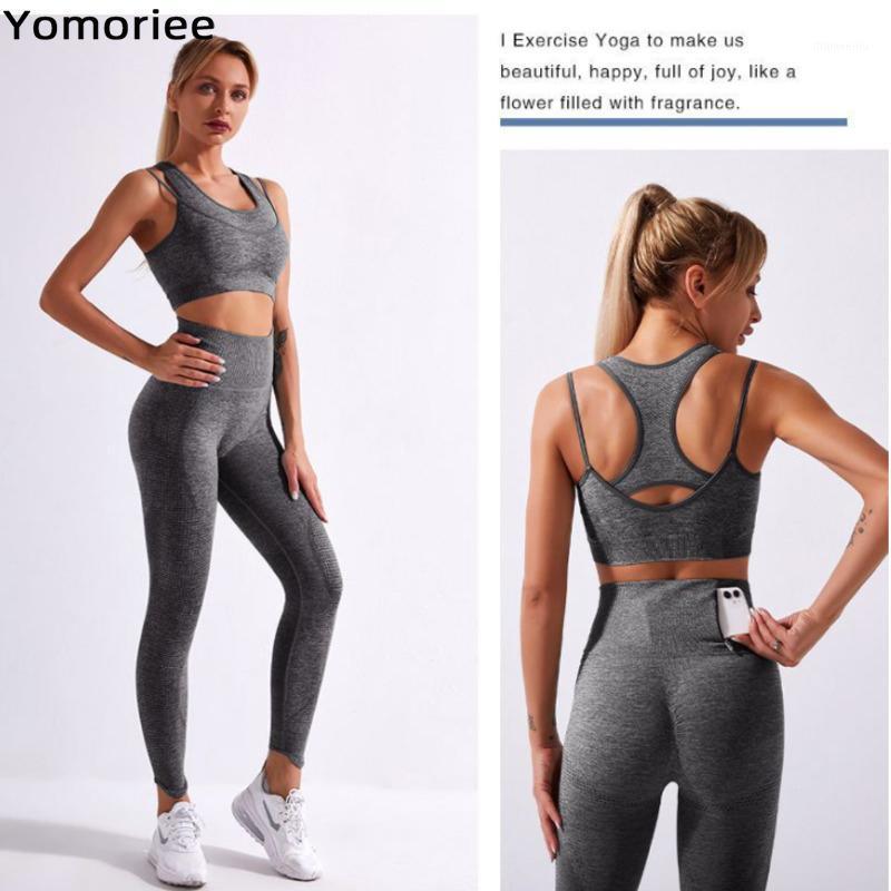 

Knitting Zipper Seamless Sports Yoga Fitness Two-Piece Set For Women Sexy Gymwear Fitness Clothing Crop Cop Leggings Yomoriee1, Red bra