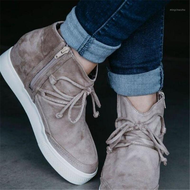 

Plus size women's boots 2020 new PU retro thick heel hollow female riding boots fashion casual platform women snow1, Y260-02