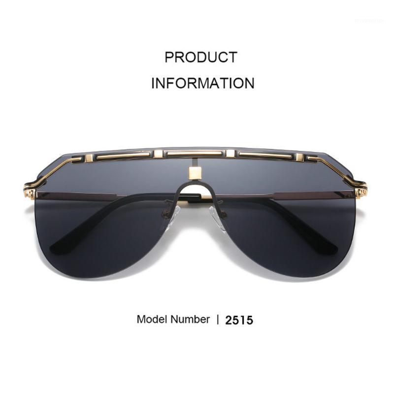 

Unique One Piece Sunglasses For Women Vintage New Brand Clear Black Square Sun Glasses Men Alloy Uv400 Gradient Shades FML1