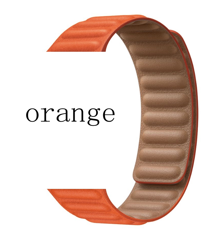 

New design for Apple Watch Series 6 Band Iwatch 5 4 40mm 44mm Leather strong Magnetic Loop Strap Apple Watch Replacement Wristband