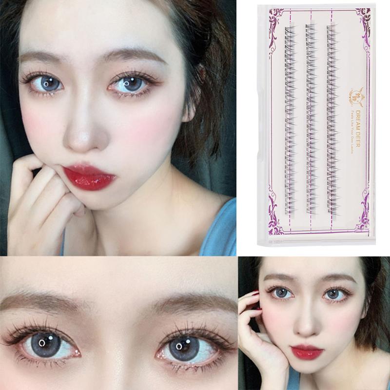

1 Box Dense Natural Individual Cluster Fake Lashes Makeup Beauty False Eyelashes Extended Beauty Makeup False Eyelashes