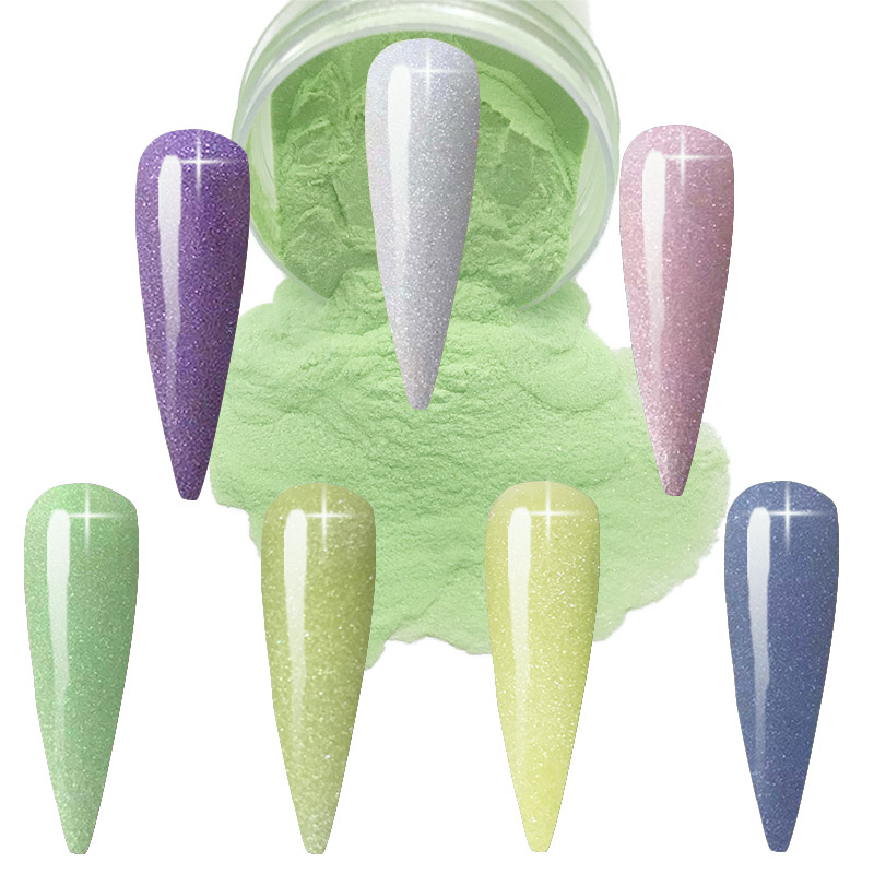 

65g Acrylic Dip Powder Nails Salon Big Bottle Super Fine Pearly Shiny Colorful Factory Supplier OEM Nail Art Dipping Powder