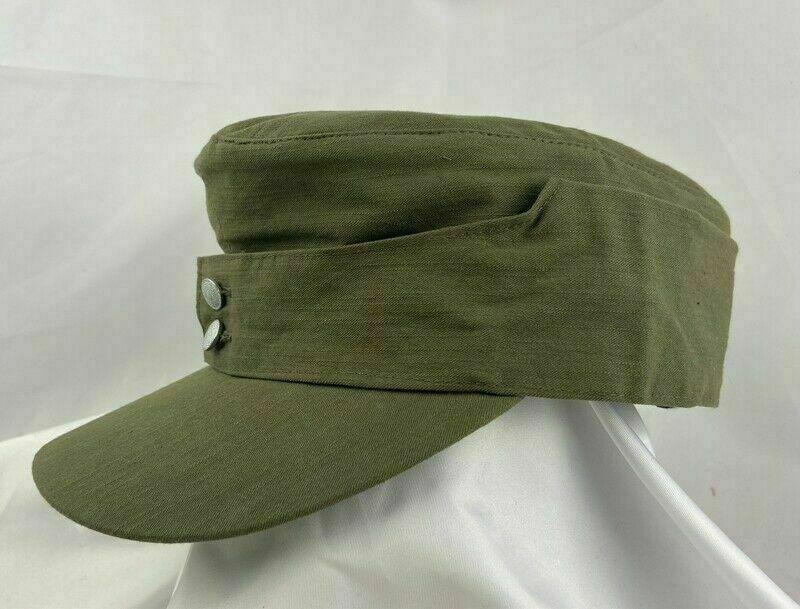 

WWII GERMAN AFRICA ARMY SOLDIER SUMMER PANZER M43 FIELD COTTON CAP Reproduction Store 5605101, As pic