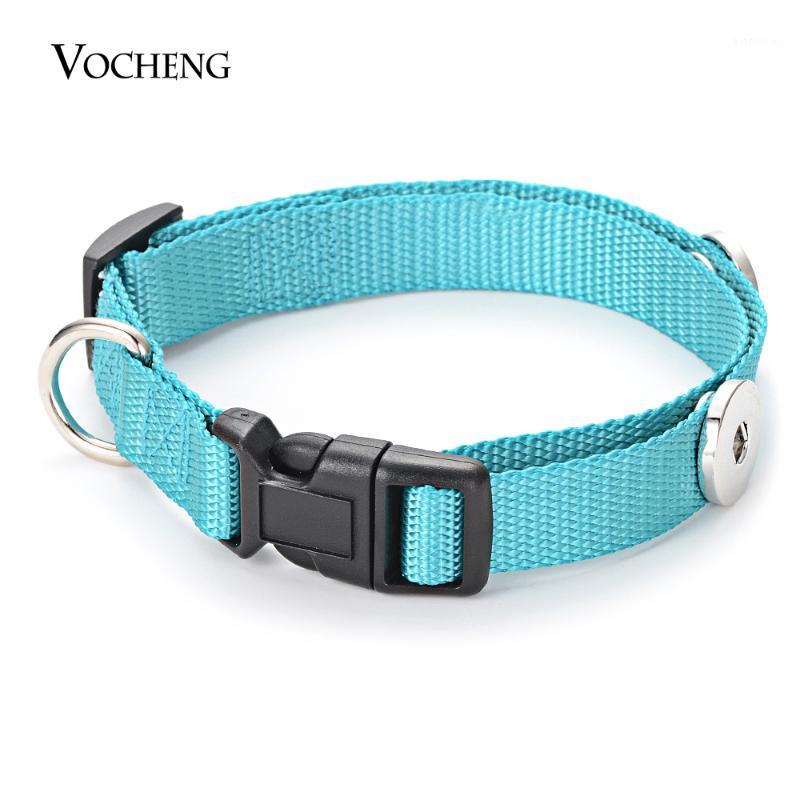 

Vocheng Ginger Snap Charms Jewelry Terylene Necklace for Dog Fit 18mm Button 6 Colors NN-6661