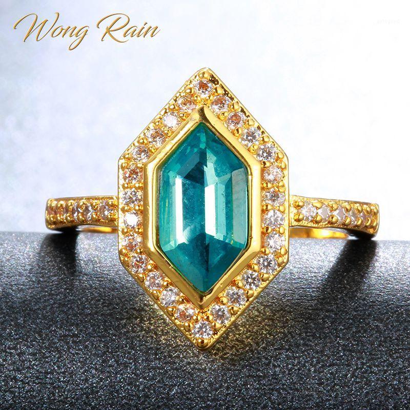 

Cluster Rings Wong Rain Vintage 100% 925 Sterling Silver Blue Topaz Aqumarine Gemstone Wedding Engagement Ring Bands Fine Jewelry Wholesale1