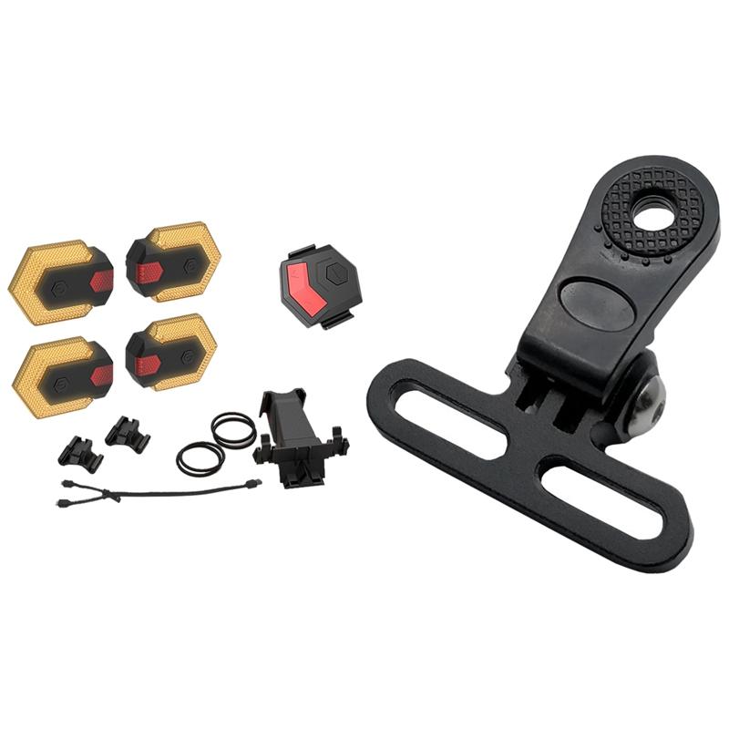 

1 Set Bike Turn Signals with Smart Control Bike Tail Lights & 1 Pcs Bicycle Headlight Bracket Holder Rack