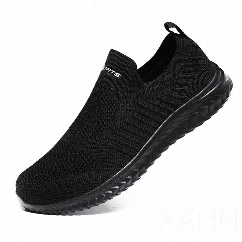 

Summer Mesh Men Shoes Lightweight Sneakers Men Fashion Casual Walking Shoes #8l3Y, Black