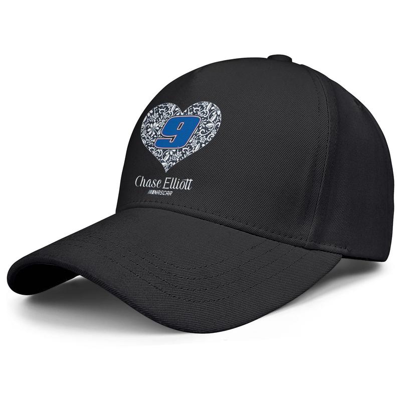 

Fashion Lace Heart Logo Chase Elliott Unisex Baseball Cap Designer Best Trucke Hats logo E 2018 Most Popular Driver NASCAR 9 2019 USA #9, Blue;gray