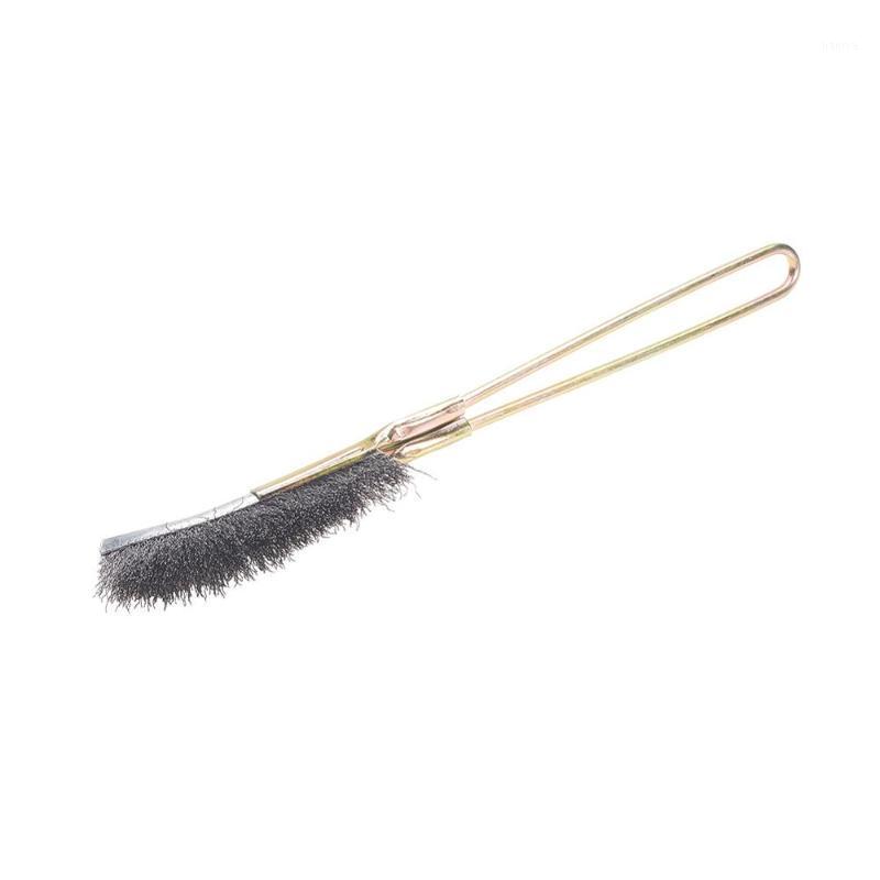 

New Elbow Stainless Steel/Steel/Brass Wire Knife Brush 2.4cm Working Width Metal Handle Wire Brush For Life And Industry 1pcs1