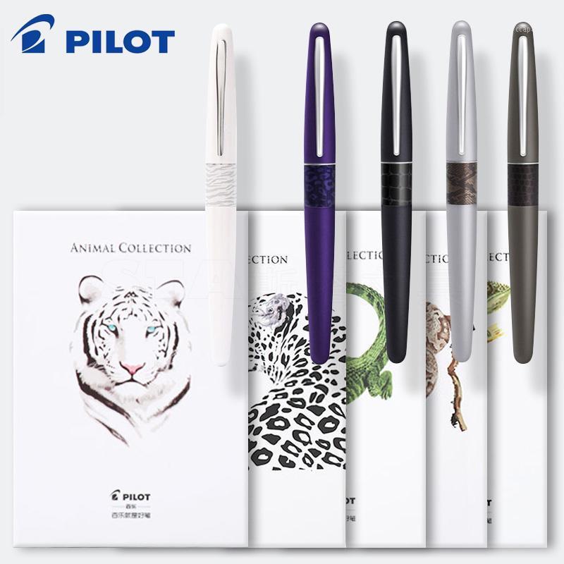 

Pilot 88G Animal Pattern Fountain Pen Ink Gift Box Set FP-MR2 Student Calligraphy Practice Adult Business Office Gift Ink Pen1, Red