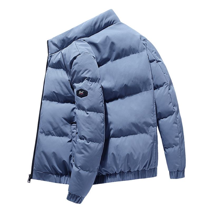 

Mens Bomber Jacket 2021 New Fashion Thermal Parkas Coats Casual Outwear Sport Thick Warm Slim Fit Jackets Asian Size 7XL 8XL, Beige