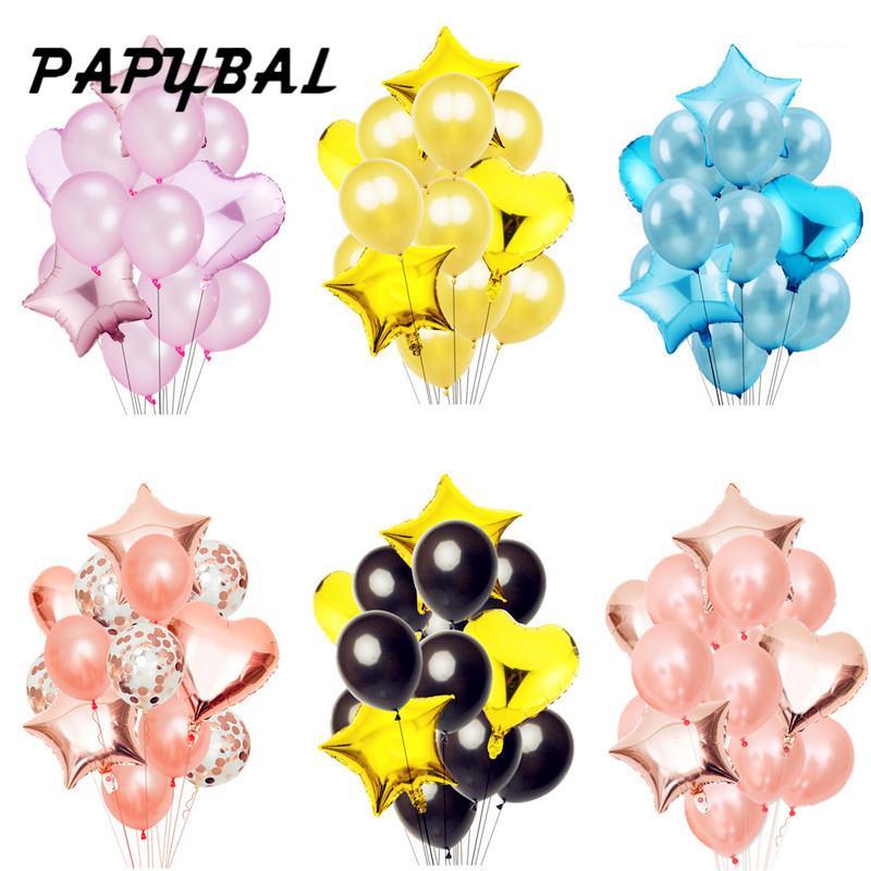 

13pc Baby Shower Balloons Confetti Balloon Happy Birthday Party Helium Balloon Decorations Wedding Festival Balon Party Supplies1