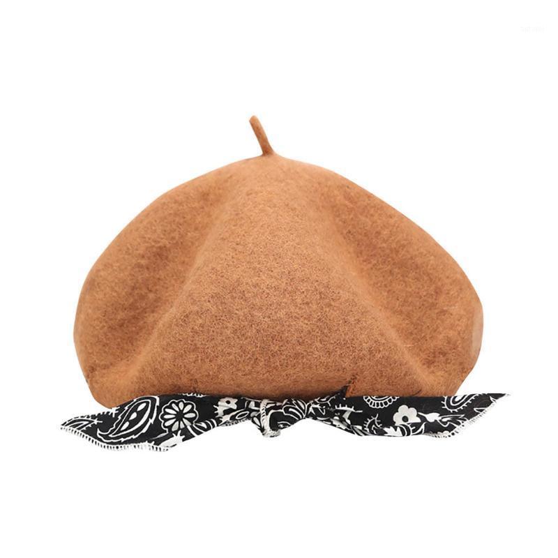 

2020 Winter Berets Hat For Women Hat Chenille Vintage Style Berets Lady Solid Color Soft Warm Caps Female Bonnet#P301, Black