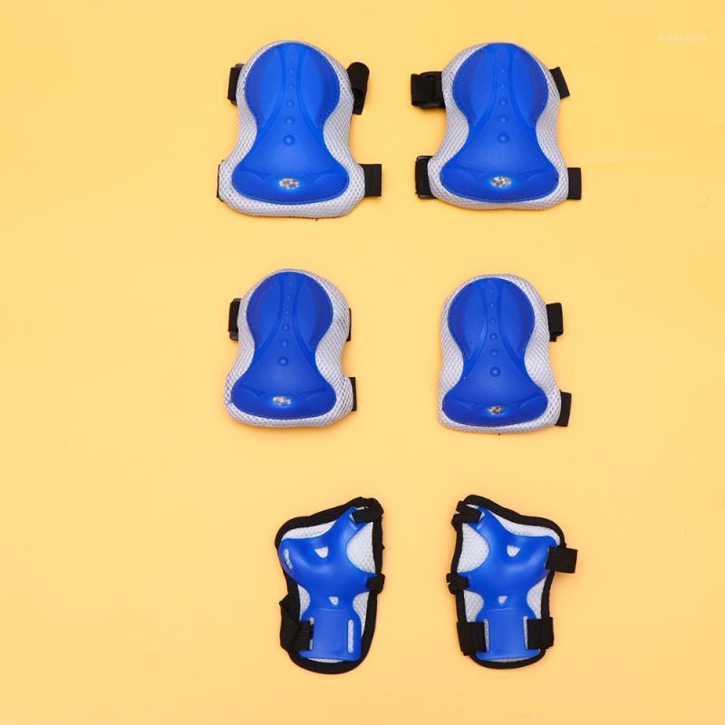 

1 Set Professional Skateboard Roller Skater Knee Pads Knee Protection Protector for Women and Men (Blue + White Free Size)1