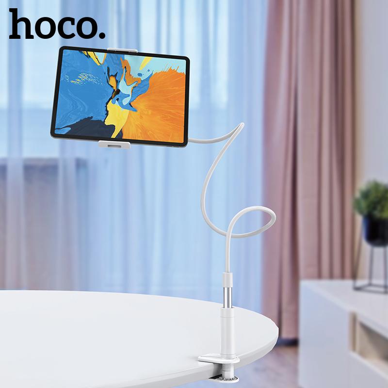 

HOCO Phone Holder Arm Lazy Mobile Phone Goosneck Stand Holder Clamp Bed Tablet Car Selfie Mount Bracket for i X 11 Pro Max, Mobile phone stand