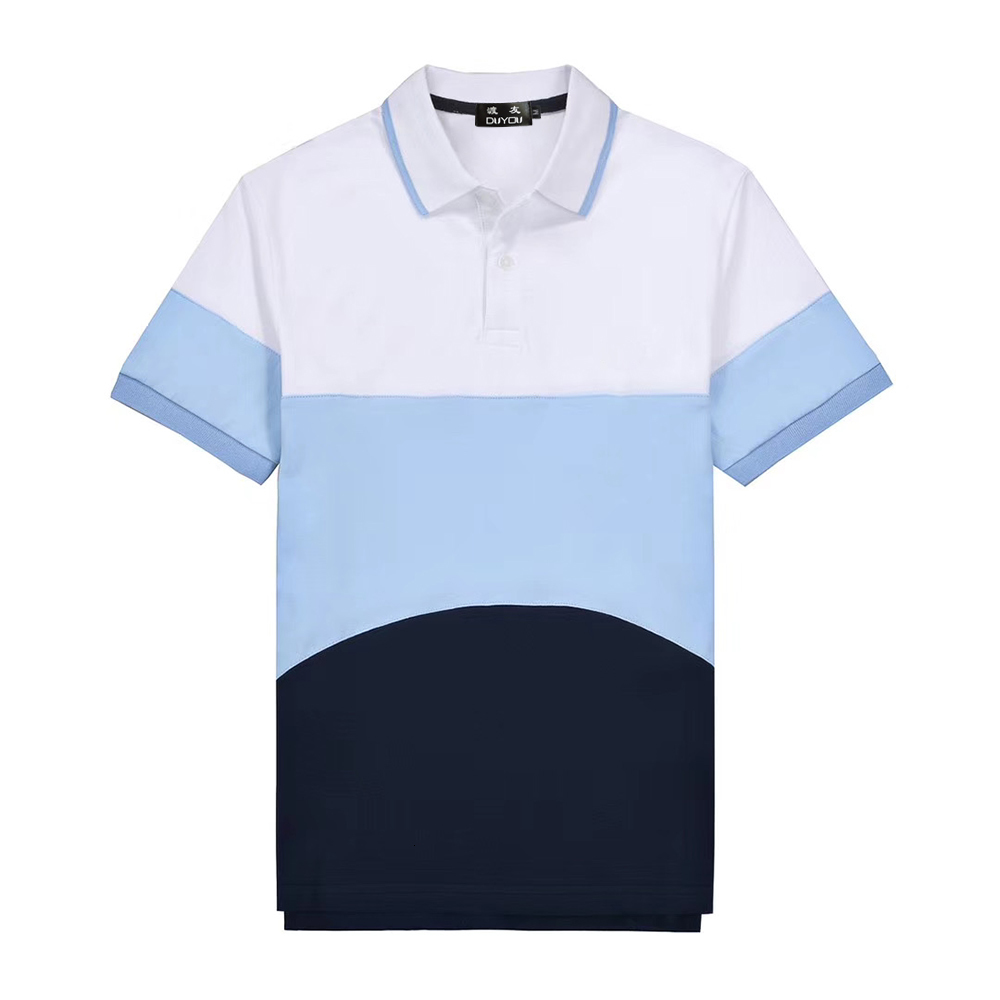 

Men' Slim Fit 100% Cotton Turn-down Collar Contrasting Short-sleeved Polo Shirt|streetwear 2021106507 9h6t, Red
