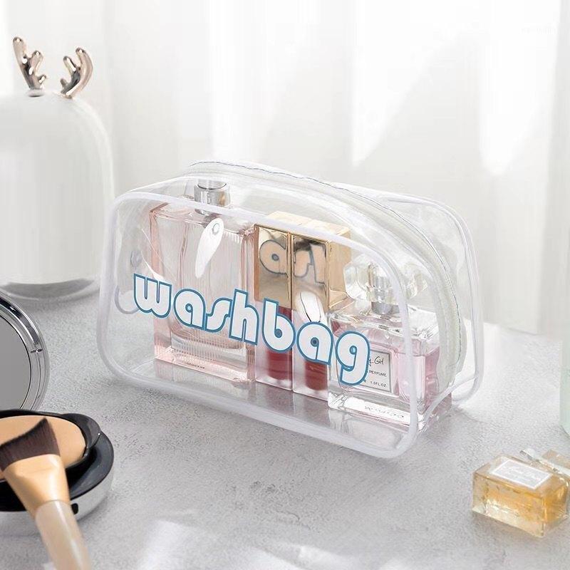 

Cosmetic Bag Female Large-capacity Portable Storage Bag With Waterproof Toiletry1, White