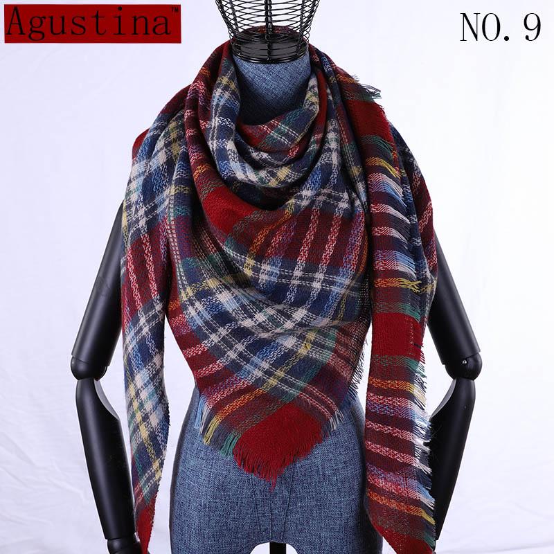

Cashmere plaid ScarfsTriangle pashimina Scarf women fashion luxury scarf brand high quality Plaid for ladies scarves womenspink