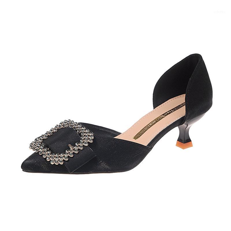 

Pointed toe evening shoes fairy sandals net red cat with single shoes women 2020 summer low-heeled sandals tide1