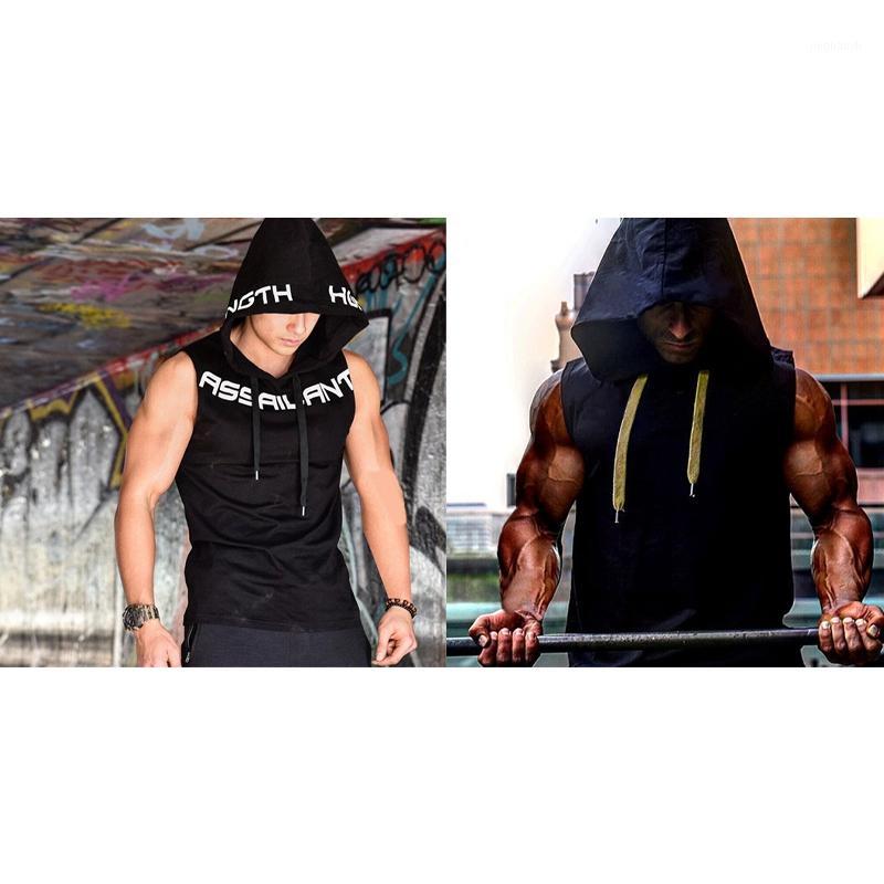 

New Men's Sports Vest Adult Fitness Vest Sleeveless T-Shirt Sportswear Running Jogging Suit1, Black