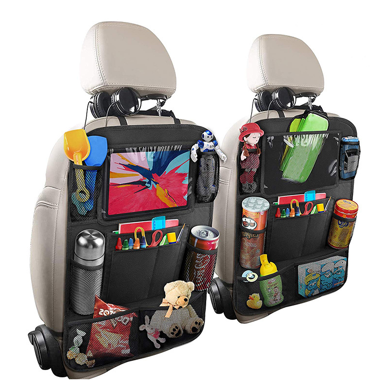 

Multi-Pocket Car Seat Back Organizer Storage Bag Travel Holder Car Organizer Universal Auto Back Seat Bag Protector Accessoires