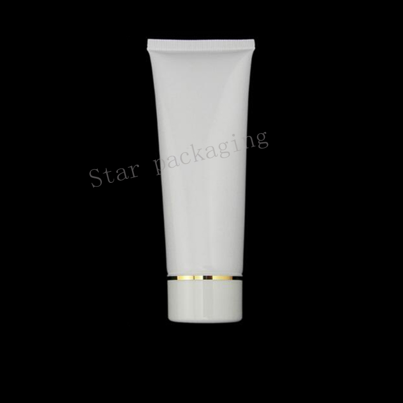 

100gX30pc White Empty Soft Tube For Cosmetic Packaging 100ML Lotion Cream Plastic Bottle Skin Care squeeze Containers