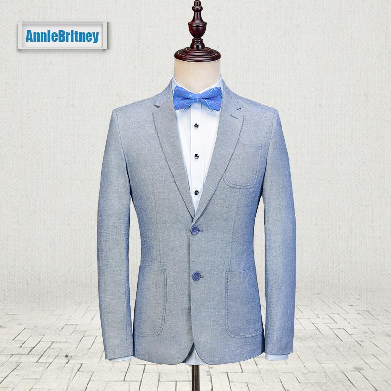 

Latest Coat Pant Design Light Blue Linen Men Suit Slim Fit 3 Piece Tuxedo Custom Wedding Suits Groom Prom Blazer Terno Masculino, Custom color