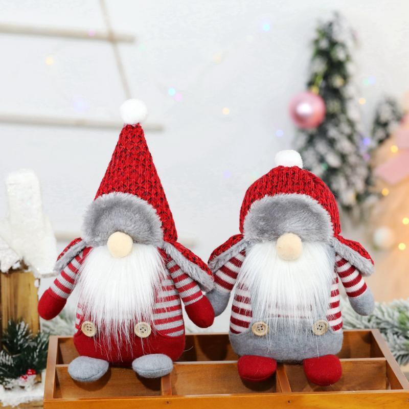 

Christmas Faceless Gnome Santa Xmas Tree Hanging Ornament Doll Decoration1
