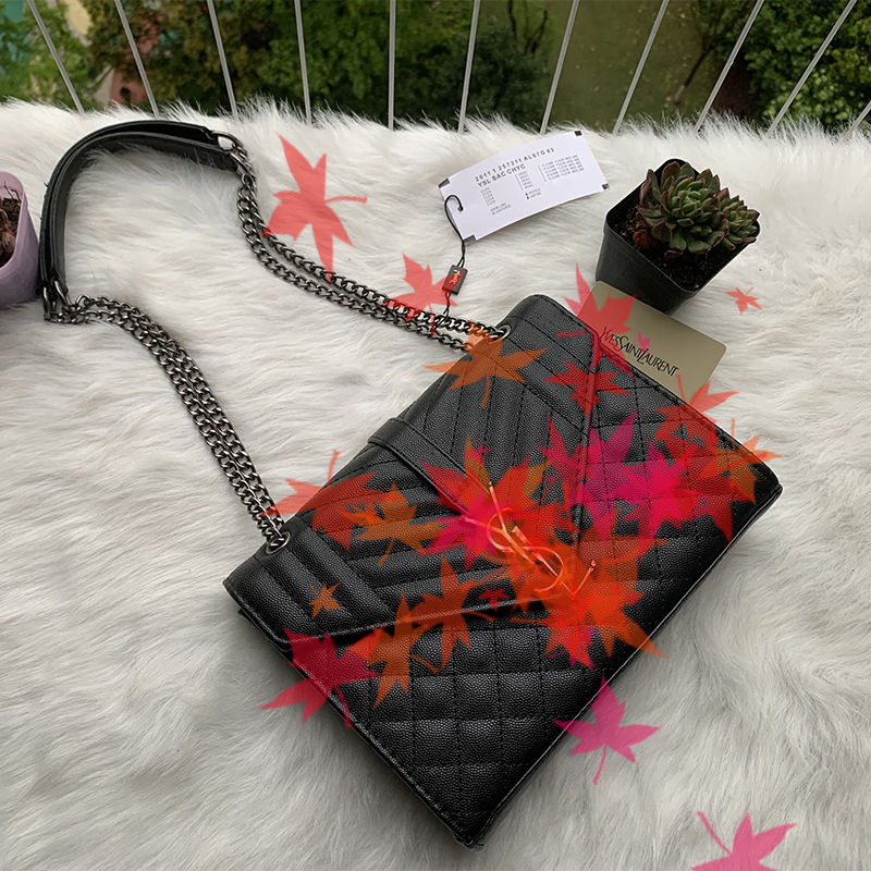 

Fashion metal chain Handbag bags Women Flip cover diagonal Shoulder bag GGs LVs YSLs louiseity viutonity VUTTONS, Red