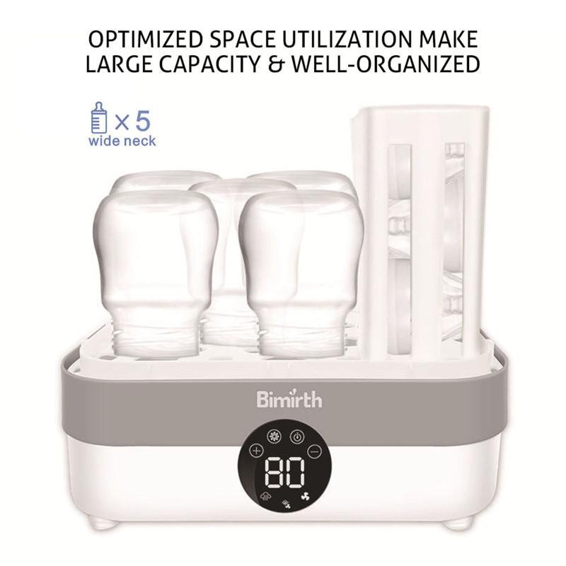 

Baby Bottle Warmer Deluxe Bottle Sterilizer Smart Thermostat Baby Heater Timer Function Large Capacity UV Sterilizer Box