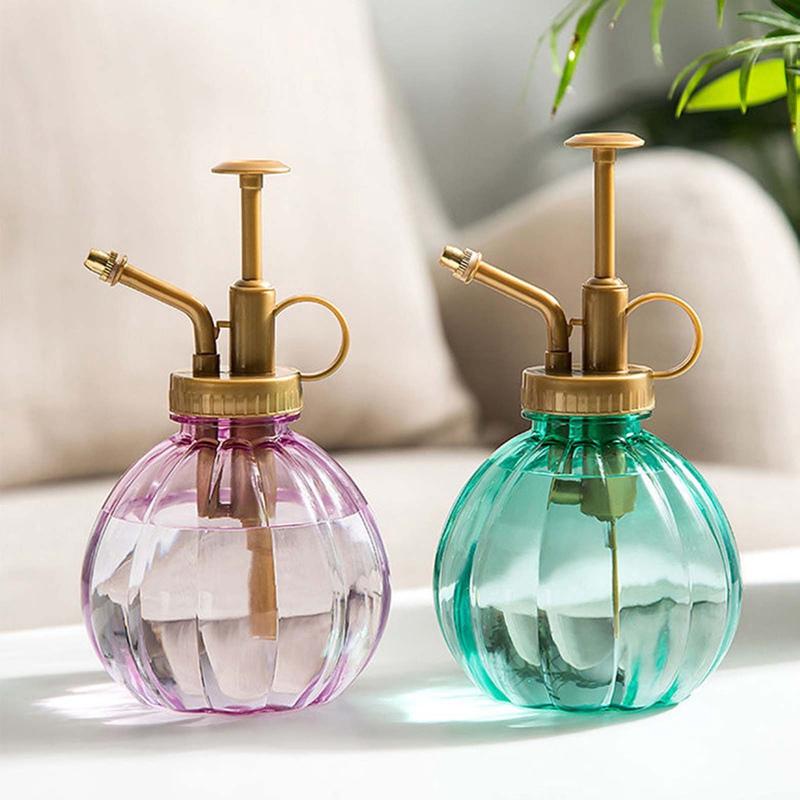 

Watering Can Pumpkin Plastic Watering Gardening Supplies Color Retro Small Hand Pressure Spray Bottle Succulent Sprayer, Pk