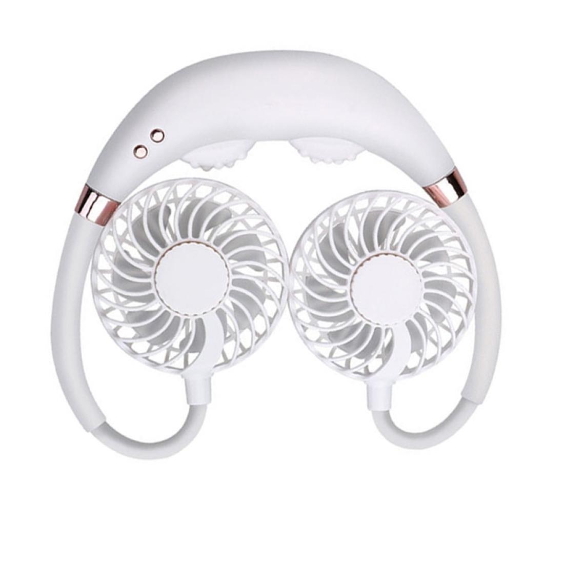 

Lazy Portable Folding Massage Sports Mini Hanging Neck USB Charging Fan
