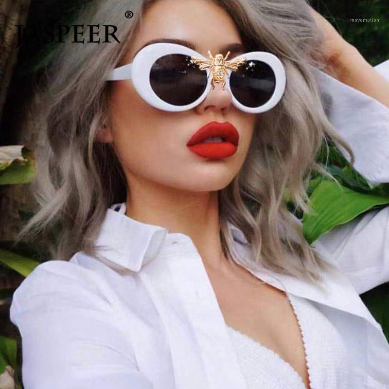 

JASPEER Steampunk Sunglasses Men Women Designer Oval Punk Sun Glasses UV400 Goggle Fashion Eyewear1