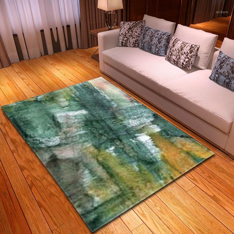 

Modern Decorative Living Room Carpet Parlor Anti-slip Floor Rug Mat Children Play Mat Flannel Bedroom Bedside Area Rug1, No-7