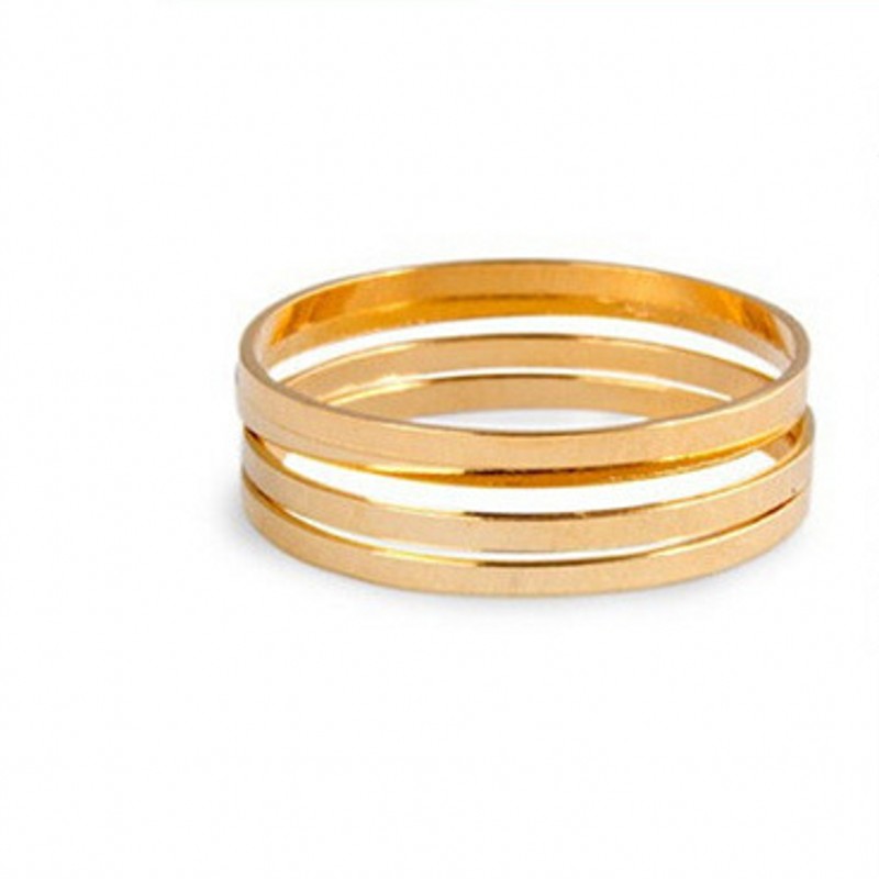 

Fashion women Midi Ring Urban Gold&Silver stack Plain Cute Above Knuckle Nail Rings For Girl Christmas Gift Jewelry 91 M2