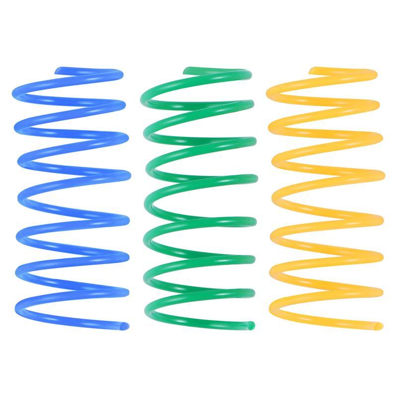

10PCS Spring Toy Lightweight Durable Plastic Creative Supplies Spiral Springs Coil Springs For Cats Kittens Pets