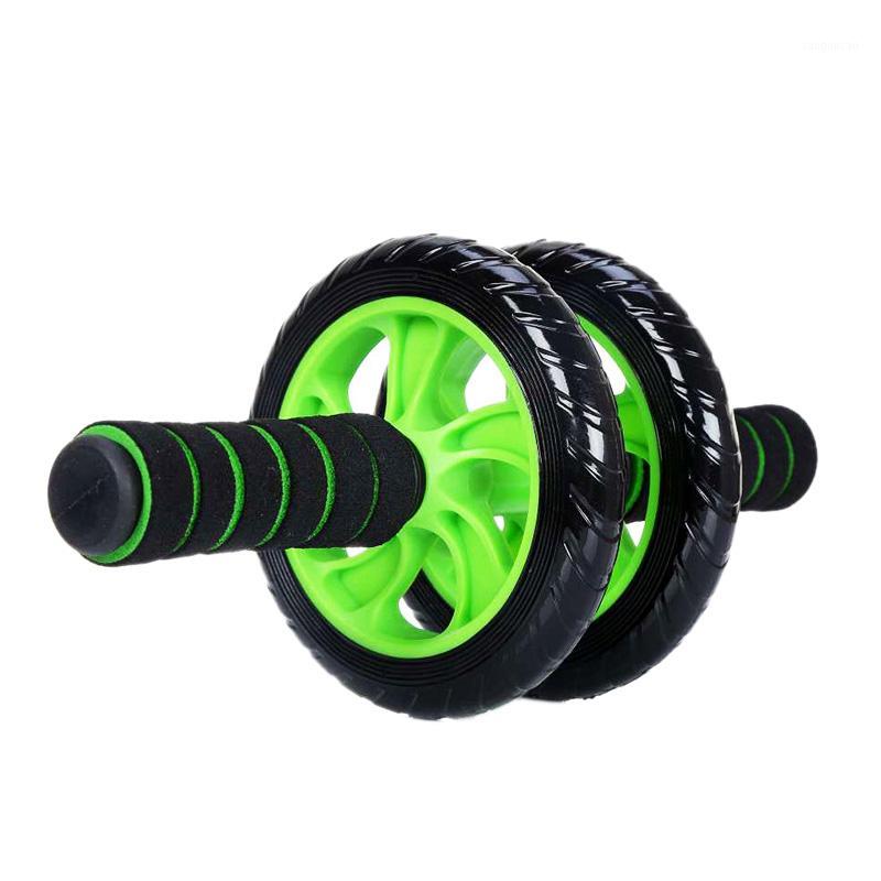 

Sport No Noise Abdominal Ab Wheel Muscle Trainer Gymnastic Ab Roller With Mat Press For Exercise Fitness Machine Workout1, Green
