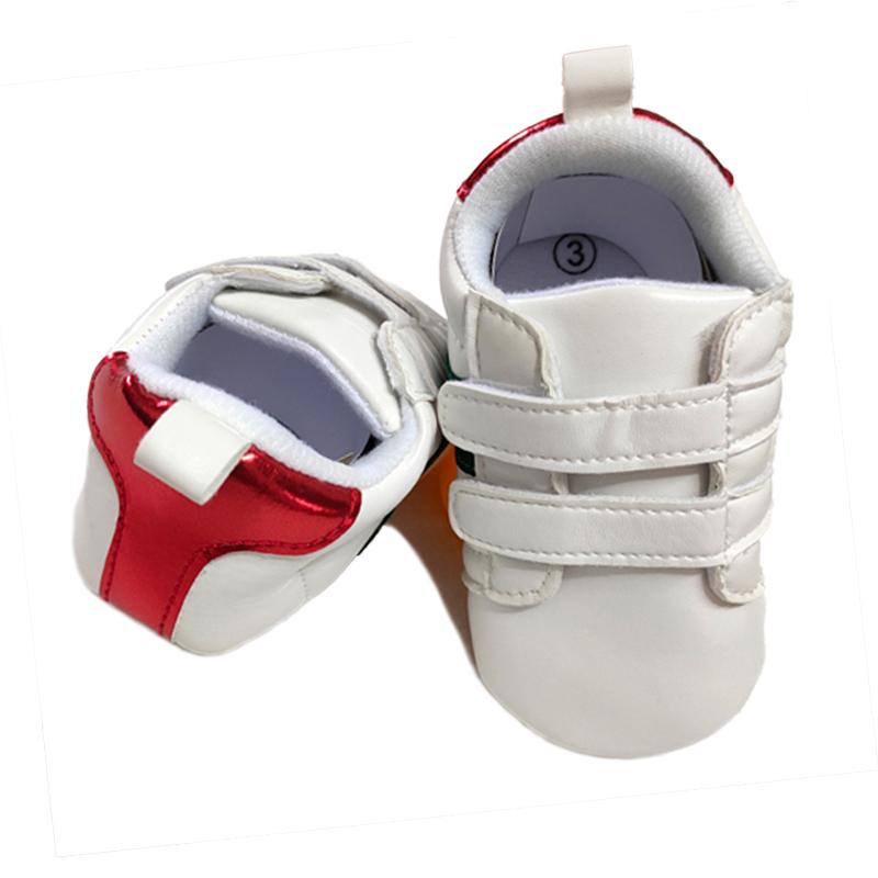 

fashion White leather Kids Baby Boy Shoes Sports Sneakers Non-Slip Breathable Soft Sole infant Newborn Baby Girls Toddlers shoes, White 0