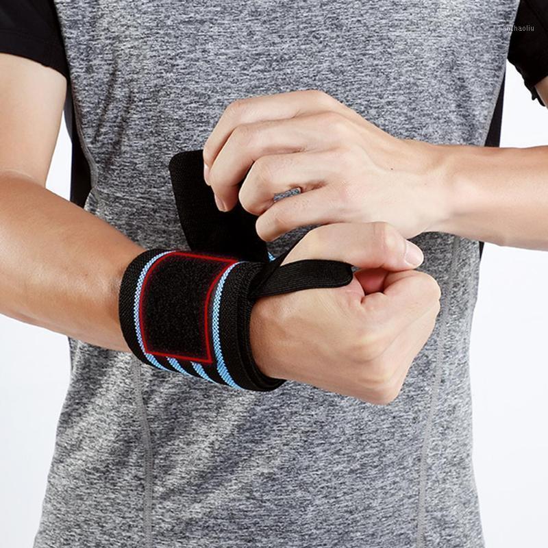 

1Pcs Sports Gym Power Training Bracers Wrister Weightlifting Wrist Protector Pressure Cuff Wrist-band Wrap Wind Belt Supplies1