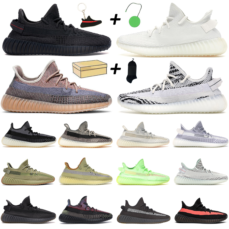 

New 2021 kanye men women running shoes fashion trainers Fade Carbon Cinder Bred Static Zebra Beluga Butter Natural Earth Cream mens sneaker, Yeezreel