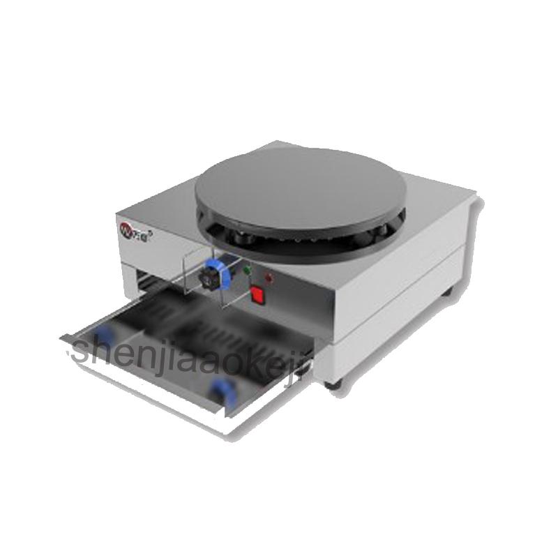 

220V Stainless Steel Commercial Pancake Machine Electricity Baking Pan Non-stick Coated Miscellaneous Grains Pancake Machine 1pc