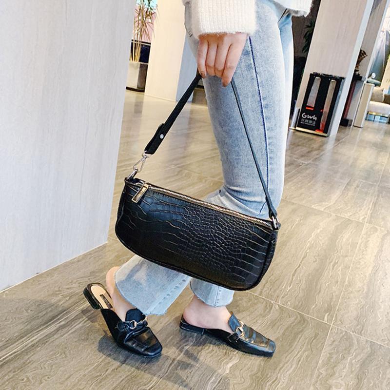 

Women Cell Phone PU Leather Retro Shopping Handheld Crossbody Alligator Print Evening Clutch Purses Cocktail Shoulder Bag Zipper, Coffee