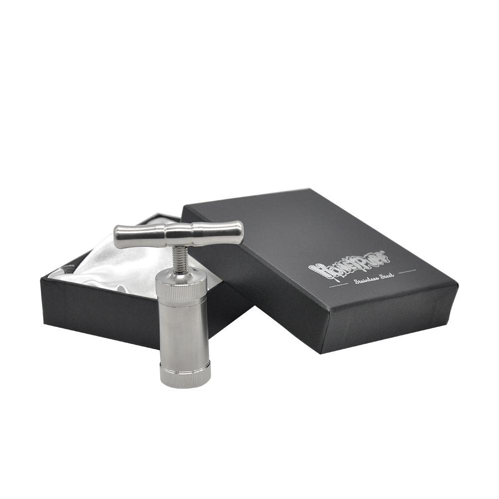 

Stainless Steel/Zinc Alloy Pollen Press Compressor Herb Tobacco Pollen Presser Tobacco Grinder Accessories Can Customize