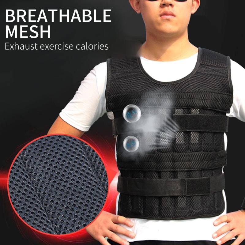 

Boxing Equipment Men's Vest 50kg 15kg Adjustable Jacket