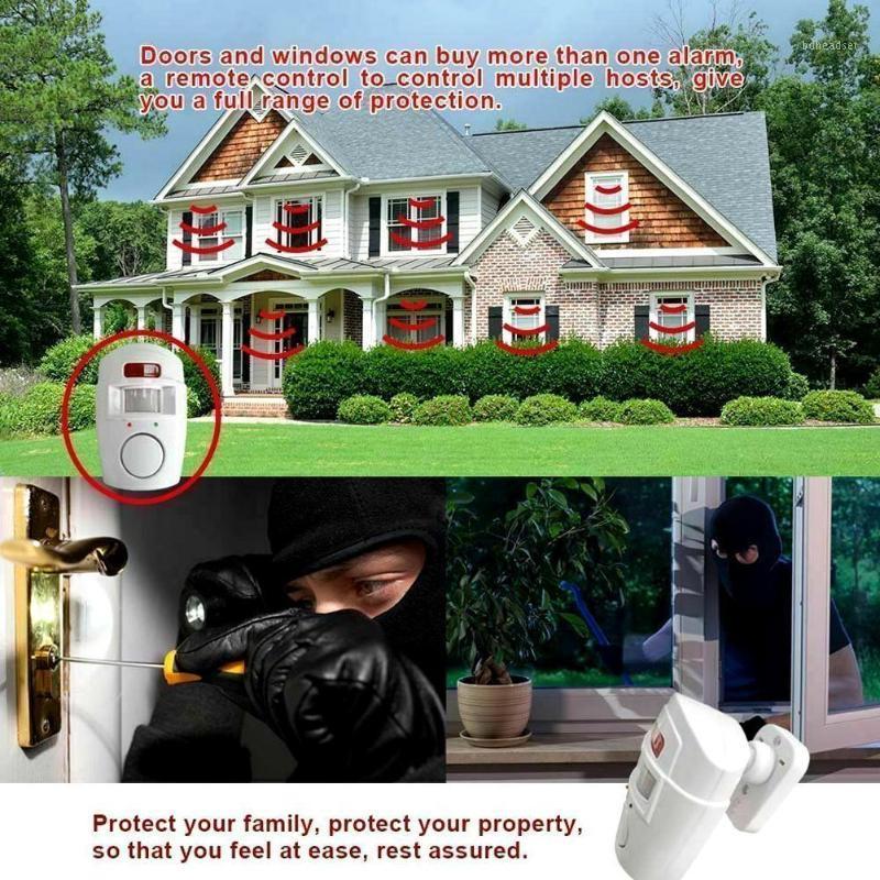 

2020 new 2pcs Remote Controllers Door Window Anti-Theft Security Systems Alarm T6E91