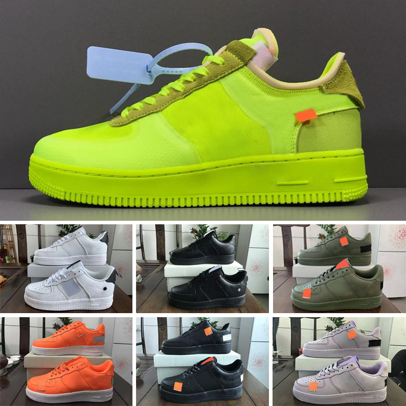 

2020 One Off 1 Dunk Shoes Men Women Ones Black Pink White Mens Sneakers High Low Cut Wheat Brown Sports Shaped 36-45 c25