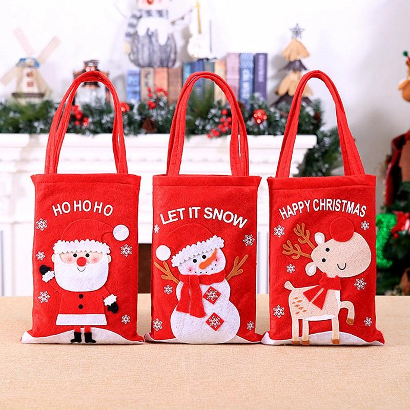 

Candy Bag Christmas Gift Bag Presents Santa Claus Xmas Decorations for Home New Year Navidad Christmas Ornaments Gifts